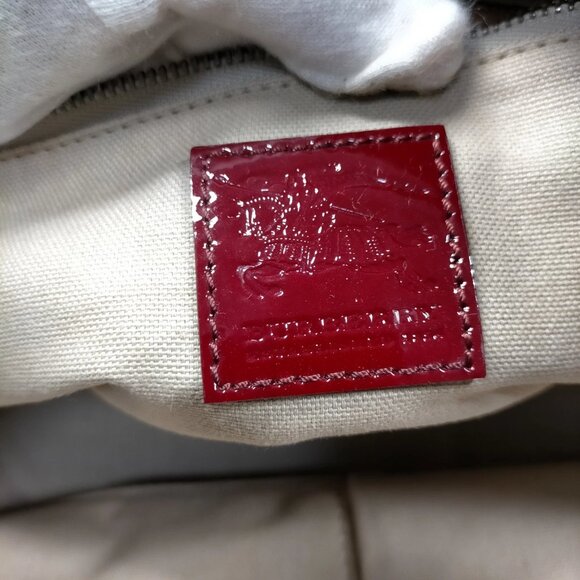 Burberry Bordeaux PVC Hand Bag mon455-102725 - Picture 16 of 16